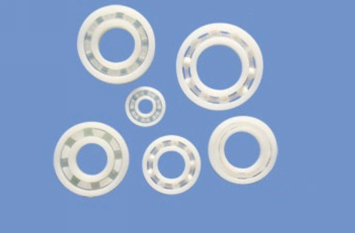 Αντι αλκαλικά/αντι όξινα πλαστικά σαφή ρουλεμάν UPE με τις ανοξείδωτες ή κεραμικές σφαίρες γυαλιού